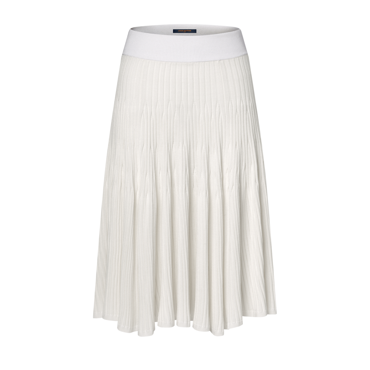 Gonna in maglia a costine