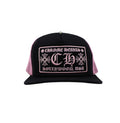 Cappello Trucker Nero/Rosa