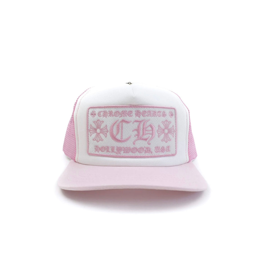 Cappello Trucker Rosa/Bianco