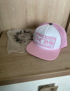 Cappello Trucker Rosa/Bianco